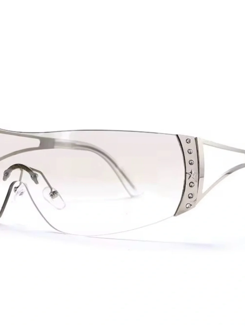 Shield Sunglasses - Pink Lens